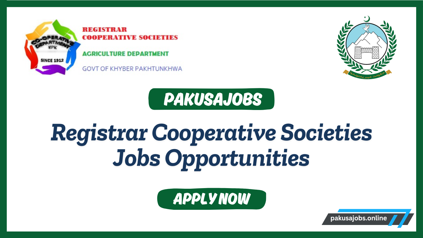 Registrar Cooperative Societies Jobs Opportunities